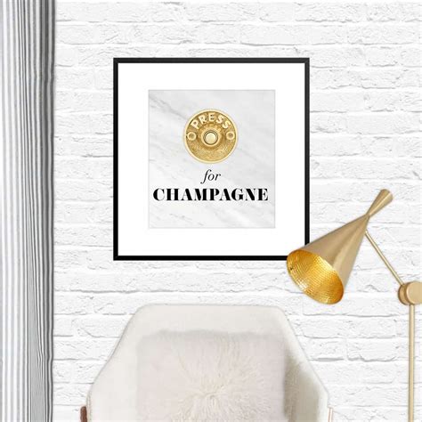 Press For Champagne Printable